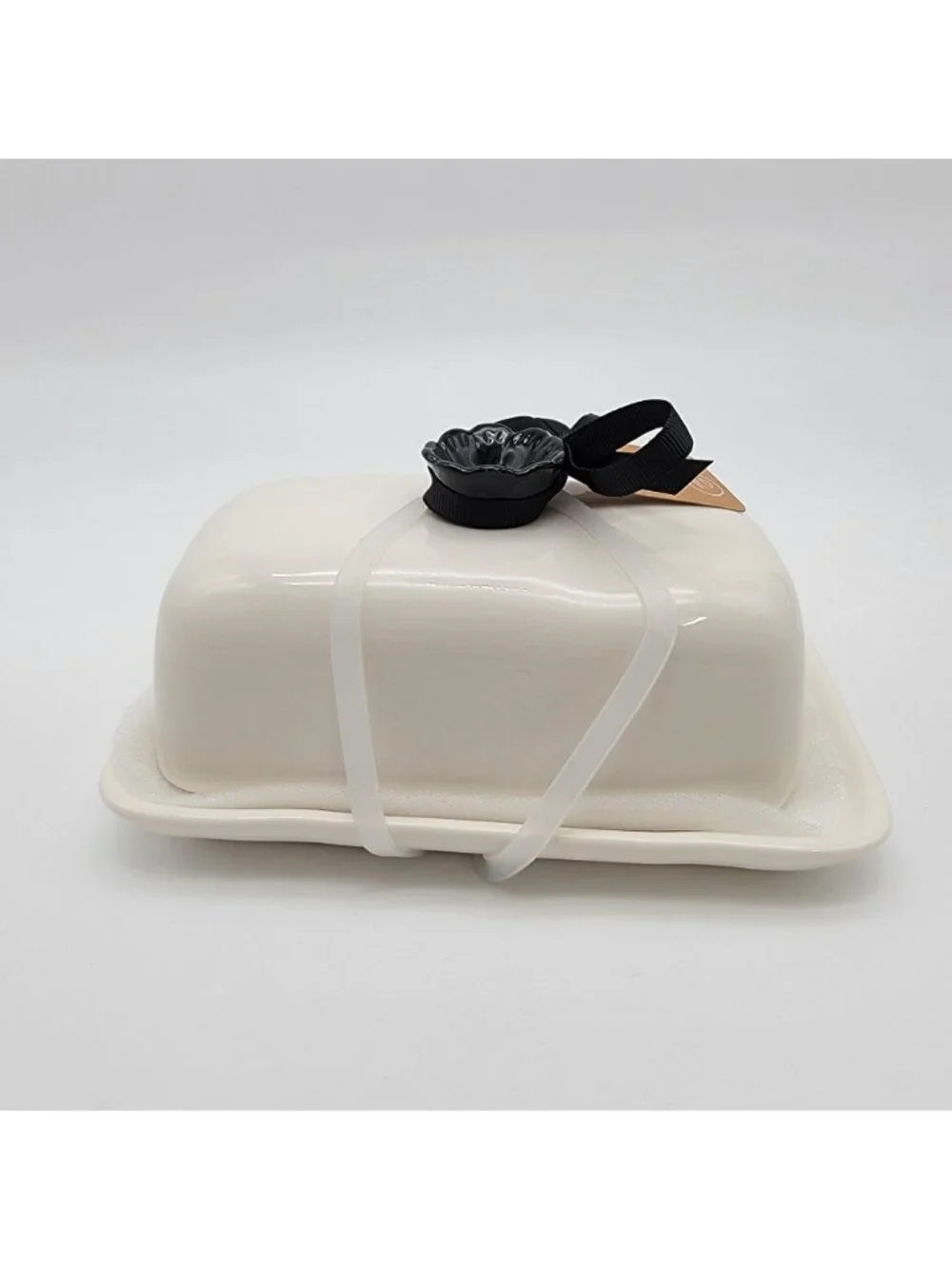 Rae Dunn Covered Butter Dish SPREAD JOY Artisan Collection  - NEW